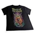 Black - Back - Bring Me The Horizon Womens-Ladies Smoking Dinosaur Crop Top