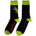 Black-Green - Back - Queens Of The Stone Age Unisex Adult Green Hands Socks