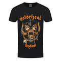 Black - Front - Motorhead Unisex Adult Mustard Pig T-Shirt