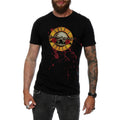 Black - Front - Guns N Roses Unisex Adult Bullet T-Shirt