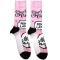 Pink - Front - The Beatles Unisex Adult Strawberry Fields-Penny Lane Socks