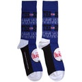 Blue - Front - The Beatles Unisex Adult Budokan Poster & Drum Logo Socks