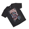 Charcoal Grey - Back - Lynyrd Skynyrd Unisex Adult Ride Free Stone Wash T-Shirt