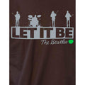 Black - Side - The Beatles Unisex Adult Rooftop T-Shirt