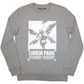 Grey - Back - Linkin Park Unisex Adult Soldier Hybrid Theory Sweatshirt