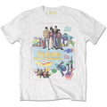 White - Front - The Beatles Unisex Adult Yellow Submarine Movie Poster T-Shirt