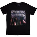 Black - Front - Deep Purple Unisex Adult Machine Head Album Cover T-Shirt