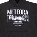 Charcoal Grey - Back - Linkin Park Unisex Adult Meteora Wall Art Stone Wash Pull Over Hoodie