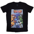 Black - Front - Marvel Comics Unisex Adult Iron Man vs Dr Doom T-Shirt