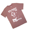 Kashmir Red - Back - Bob Marley Unisex Adult Hawaii Stone Wash T-Shirt