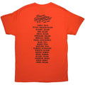 Orange - Back - Bruce Springsteen Unisex Adult Tour ´24 River Font Back Print T-Shirt