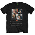 Black - Front - The Beatles Unisex Adult Let It Be 8 Track T-Shirt