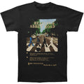 Black - Front - The Beatles Unisex Adult 8 Track Abbey Road T-Shirt