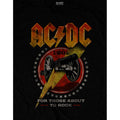 Black - Side - AC-DC Unisex Adult For Those About To Rock ´81 T-Shirt