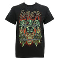 Black - Front - Slayer Unisex Adult Prey With Background T-Shirt