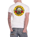 White - Back - Guns N Roses Unisex Adult Classic Logo T-Shirt