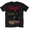 Black - Front - Slipknot Unisex Adult Fuck Me Up T-Shirt