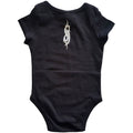 Black - Back - Slipknot Baby Star Logo Babygrow