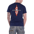 Navy Blue - Back - Slipknot Unisex Adult Jumpsuit 20th Anniversary T-Shirt
