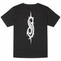 Black - Back - Slipknot Childrens-Kids Star Logo T-Shirt