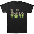 Black - Front - The Beatles Unisex Adult Saville Row Lineup T-Shirt