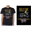 Black - Front - Motley Crue Unisex Adult Theatre Vintage T-Shirt