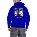 Blue - Back - Pink Floyd Unisex Adult Metal Heads Close Up Back Print Hoodie