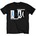 Black - Front - The Beatles Unisex Adult Colours Crossing Abbey Road T-Shirt