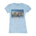 Blue - Front - The Beatles Womens-Ladies Nippon Budokan T-Shirt