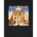 Black - Side - Iron Maiden Unisex Adult Powerslave Album T-Shirt