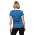 Denim Blue - Back - The Rolling Stones Womens-Ladies Havana Cuba T-Shirt