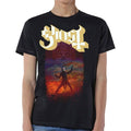 Black - Front - Ghost Unisex Adult EU Admat T-Shirt