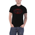 Black - Front - AC-DC Unisex Adult Oval Logo T-Shirt