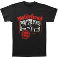 Black - Front - Motorhead Unisex Adult Stamp T-Shirt