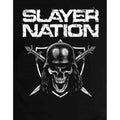 Black - Side - Slayer Unisex Adult Nation T-Shirt