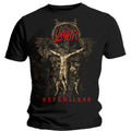 Black - Front - Slayer Unisex Adult Cruciform Skeletal T-Shirt