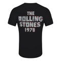 Black - Back - The Rolling Stones Unisex Adult ´78 Dragon T-Shirt