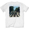 White - Back - The Beatles Unisex Adult Abbey Road Logo T-Shirt