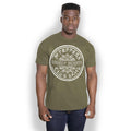 Khaki Green - Front - The Beatles Unisex Adult Sgt Peppers Lonely Hearts T-Shirt