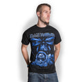 Black-Blue - Front - Iron Maiden Unisex Adult Final Frontier Album Spaceman T-Shirt