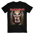 Black - Front - Iron Maiden Unisex Adult Eddie Candle Finger T-Shirt