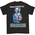 Black - Back - Iron Maiden Unisex Adult England 2014 Tour T-Shirt