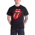 Black - Front - The Rolling Stones Unisex Adult Classic Tongue T-Shirt