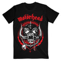 Black - Front - Motorhead Unisex Adult Lightning Wreath T-Shirt