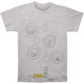 Heather Grey - Front - The Beatles Unisex Adult Bubble T-Shirt