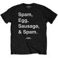 Black - Front - Monty Python Unisex Adult Spam T-Shirt