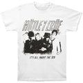 White - Front - Motley Crue Unisex Adult Stencil T-Shirt