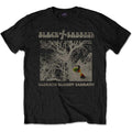 Black - Front - Black Sabbath Unisex Adult Bloody Vintage T-Shirt