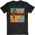 Black - Front - The Clash Unisex Adult Black Market T-Shirt