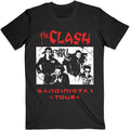 Black - Front - The Clash Unisex Adult Sandinista T-Shirt